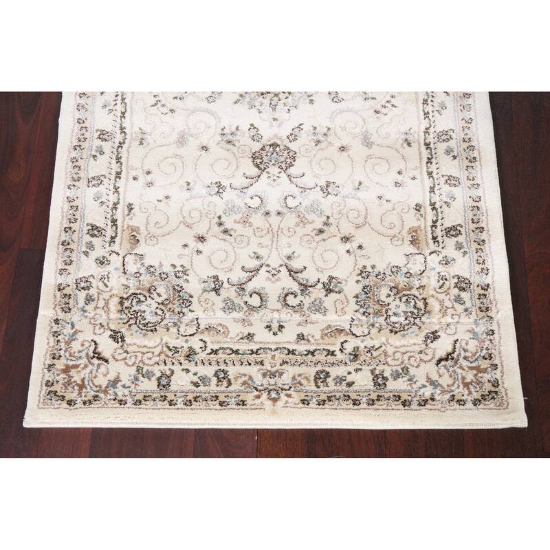 Floral Medallion Turkish Transitional Oriental Rug Traditional Carpet