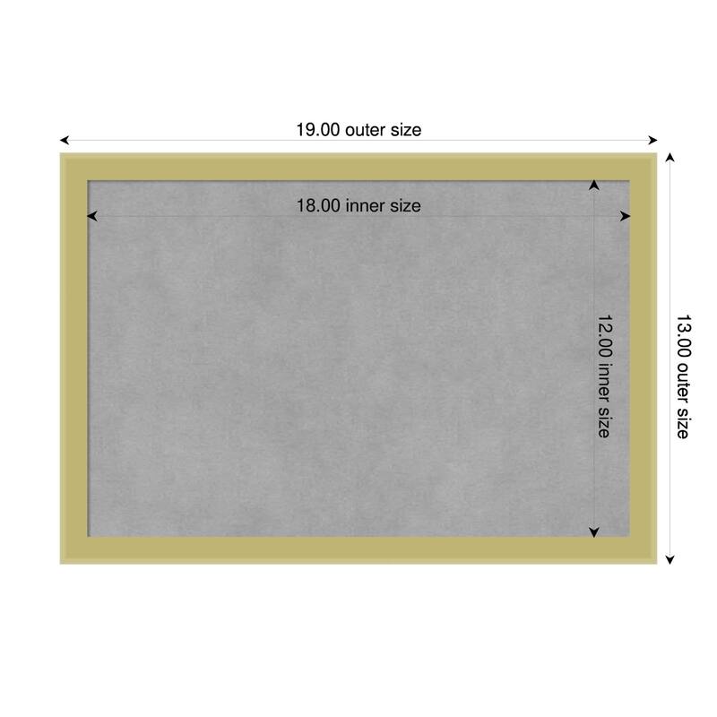 Amanti Art Incline Black Framed - 19 x 13 in - Incline Light Gold