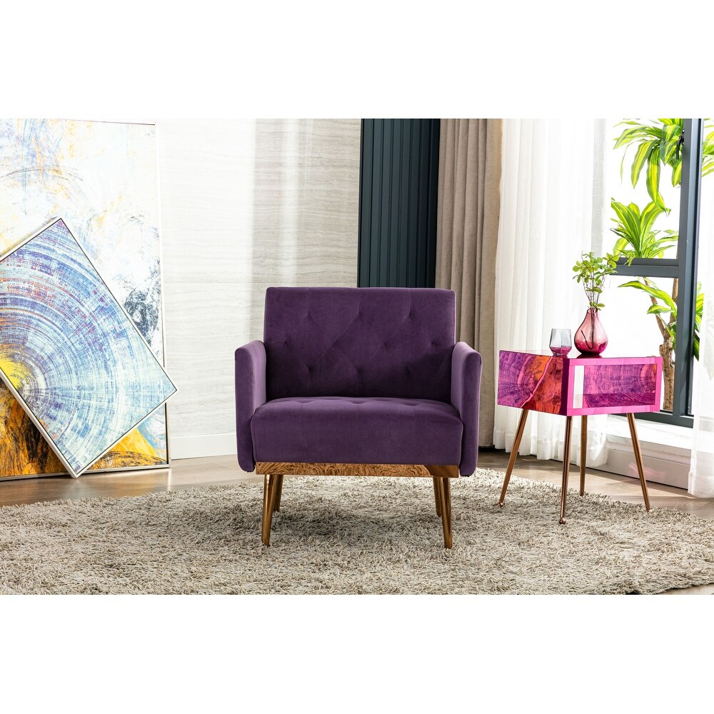 Dark purple accent chair outlet