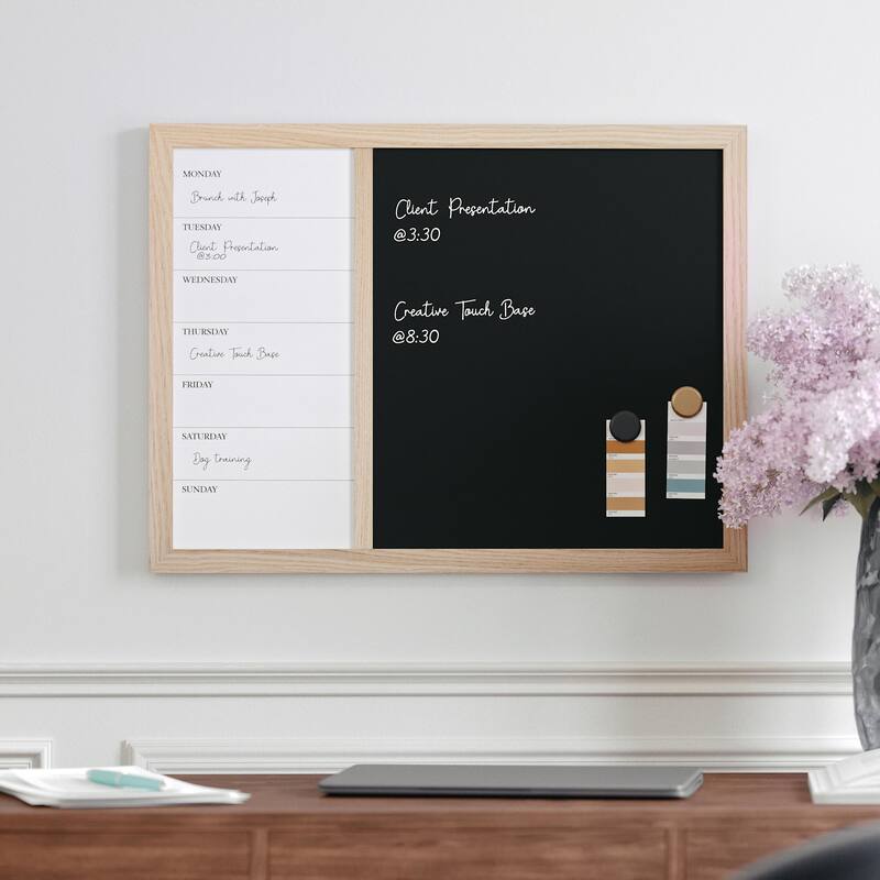 Flash Furniture BR-PM-COM-MW1MB2-4561-MS Everette 24" x 18" Wall Board