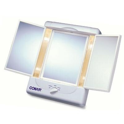 Conair Tm7lx Reflections Two-Sided Lighted Makeup Mirror - White