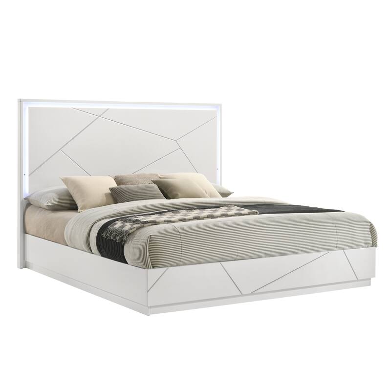 Manhattan King / Queen 4PC / 5PC Bedroom Set White