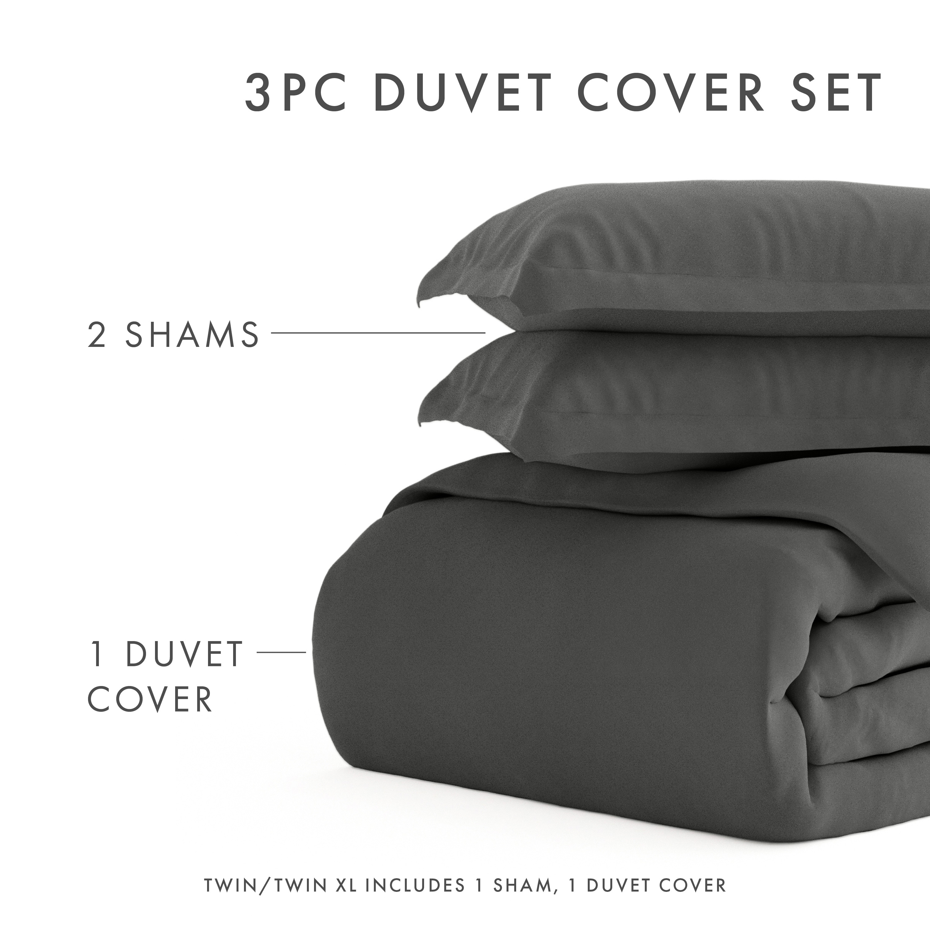 Swift Home Modern Pintuck Ultra-Soft Microfiber 3-Piece Bedding Comforter  Set - On Sale - Bed Bath & Beyond - 20009766