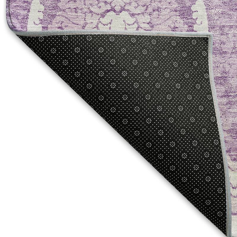 Premium Washable Super Soft Damask Imprints Mayfield Rug