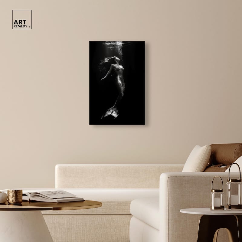 Mermaid Deep Canvas by Art Remedy, Gallery Wrapped