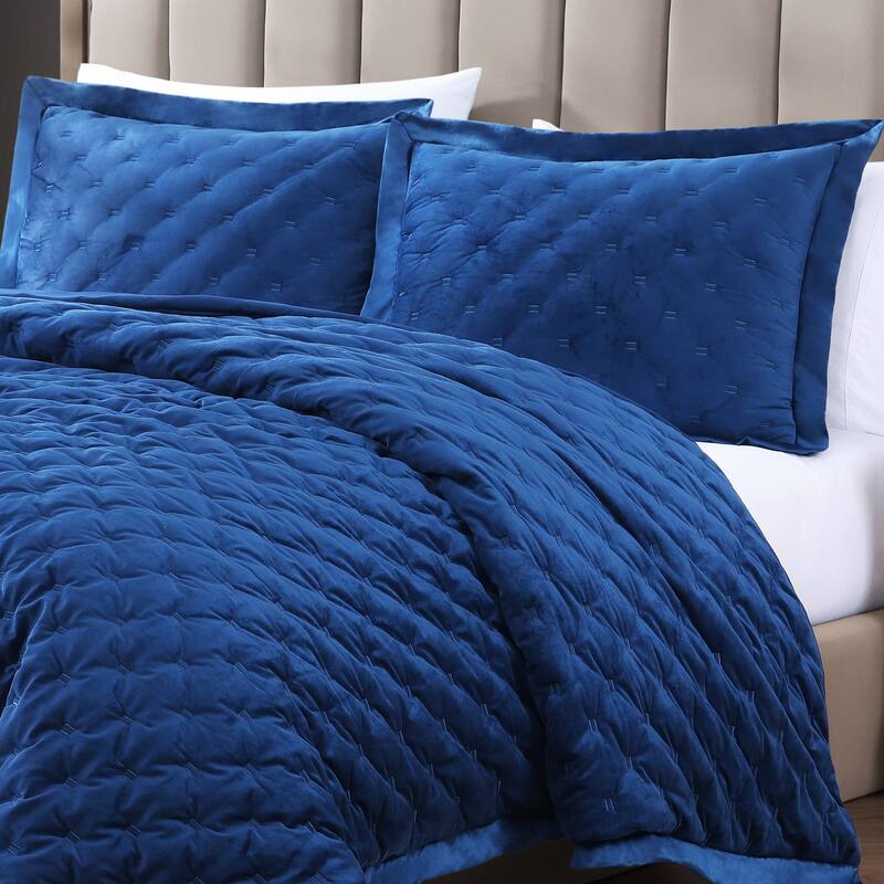 Bebejan 3 Piece Velvet Comforter Set