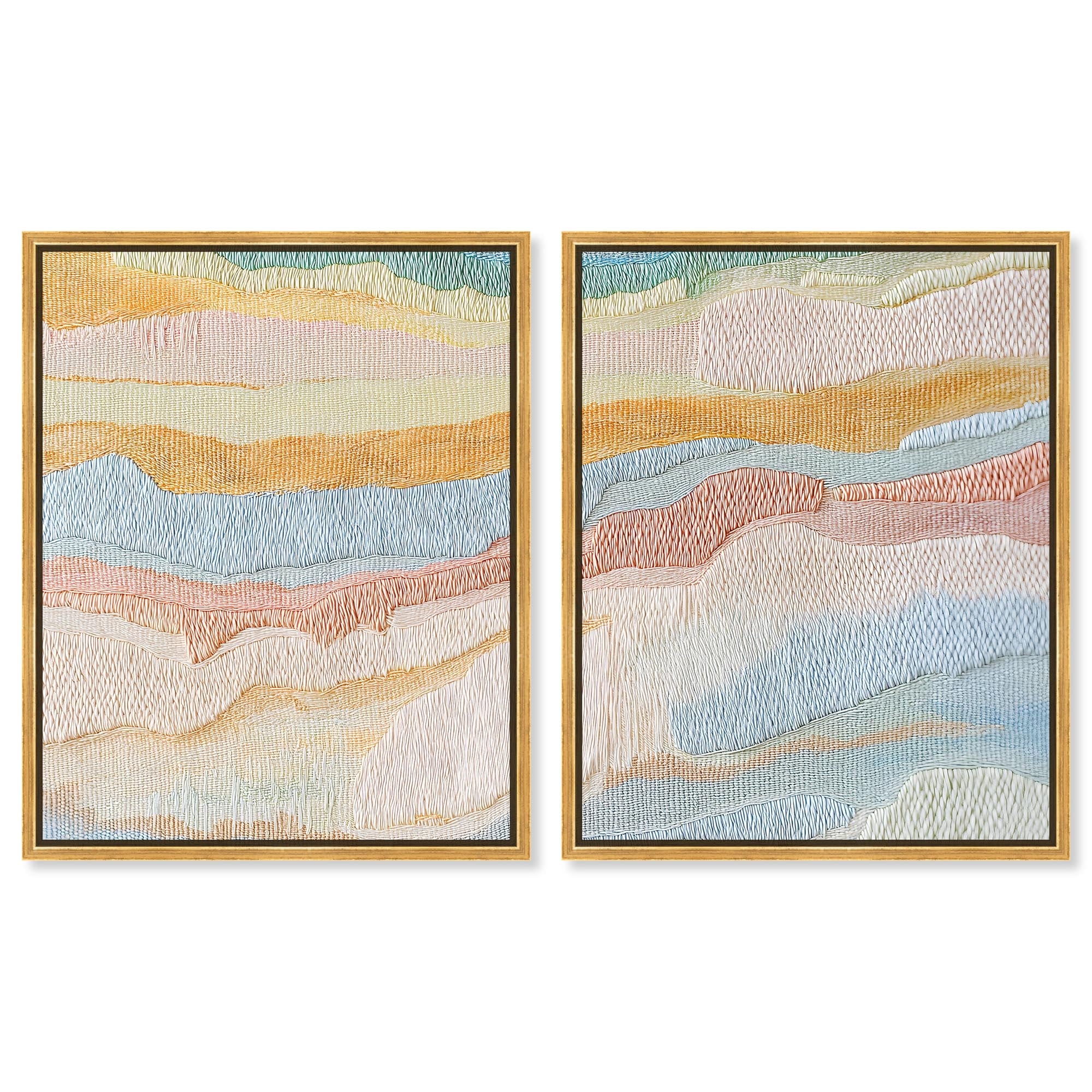 Morning Calm III Canvas Set of 2 by Art Remedy