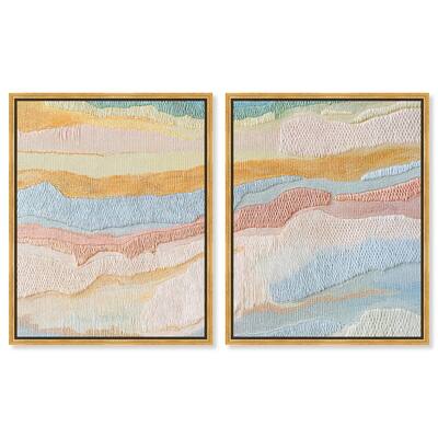 Morning Calm III Canvas Set of 2 by Art Remedy