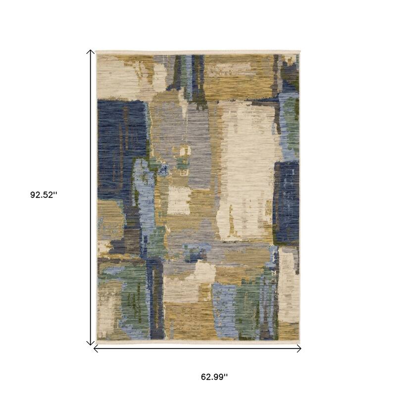 HomeRootsAbstract Modern Rectangle Area Rug