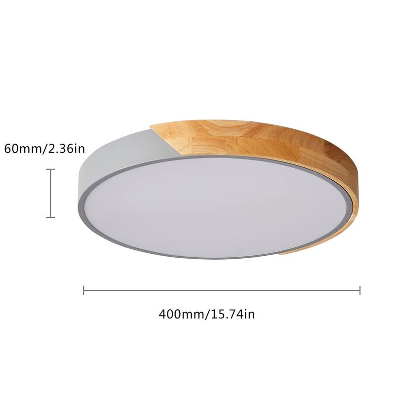 Modern Simple Circle LED Flush Mount Ceiling Light Fixture