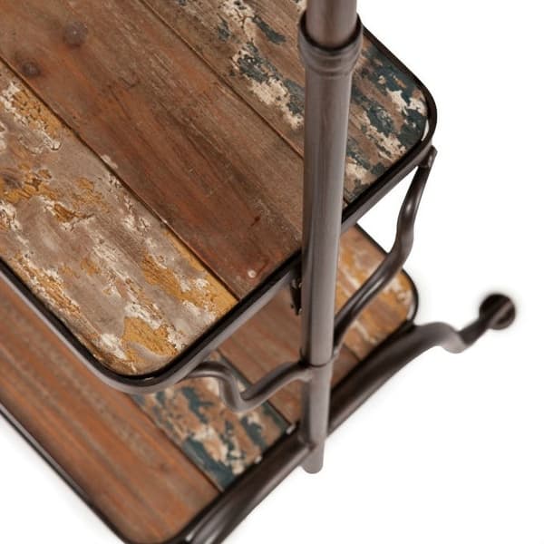 Rustic Entryway Hanger Bench Storage Hall Tree On Sale Overstock 29819046