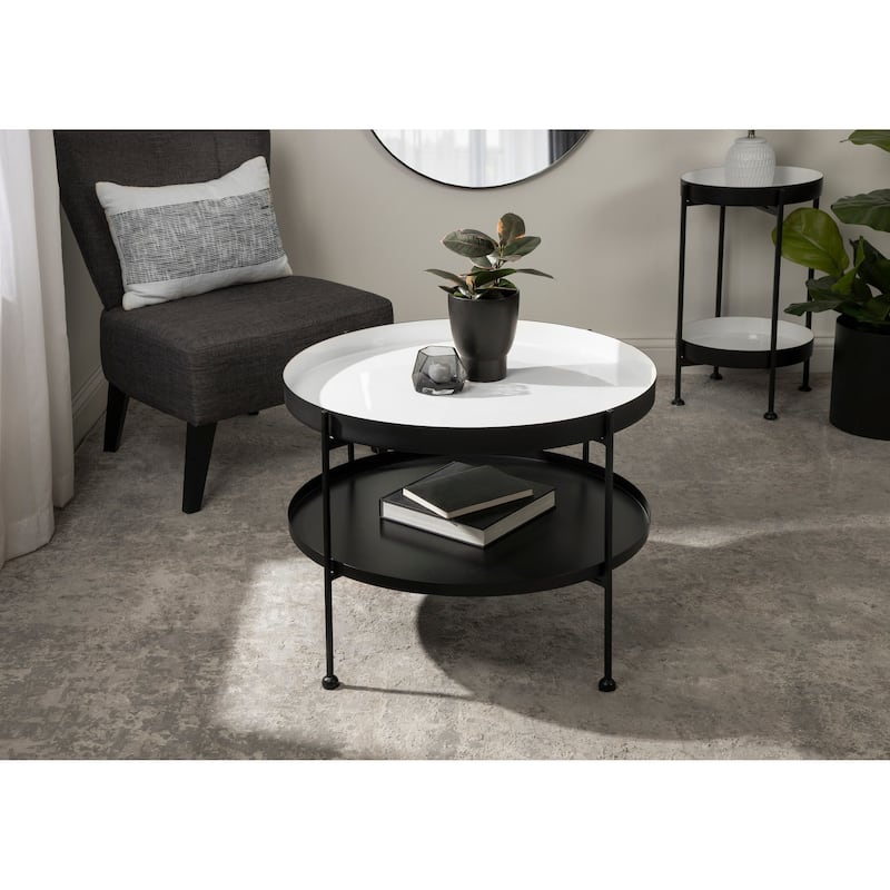 Kate and Laurel Nira Metal Coffee Table
