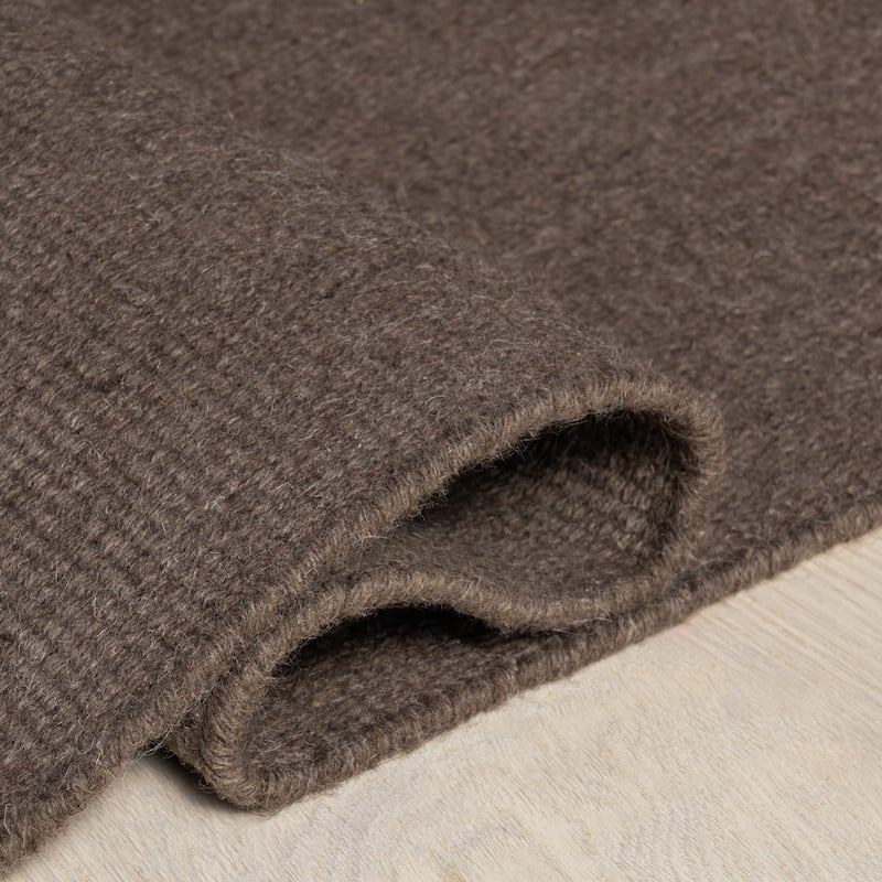 Elowen Double Striped Wool Area Rug
