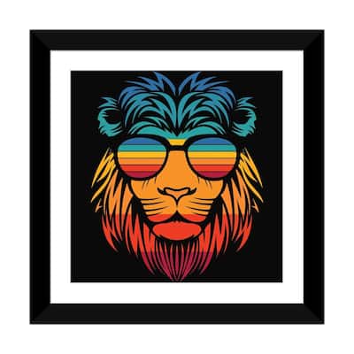 iCanvas "Lion In Sunglasses" by Art Mirano