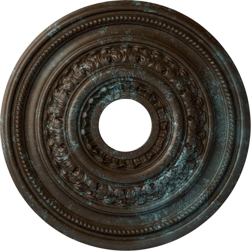 17 5/8"OD X 3 5/8"ID X 1 7/8"P Orleans Ceiling Medallion