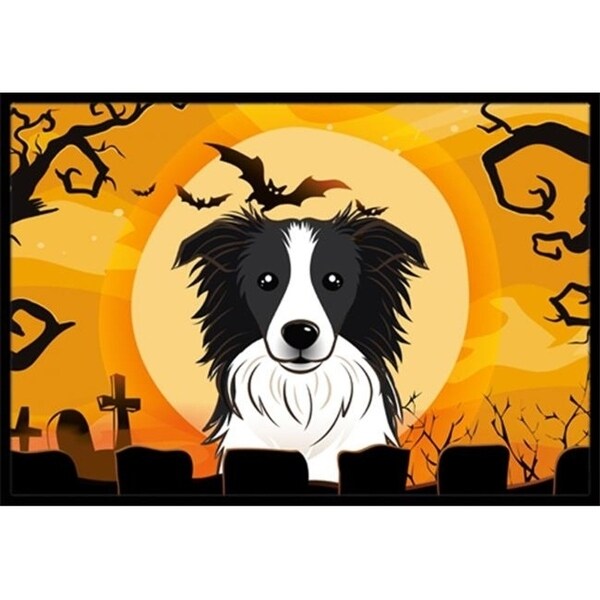 Carolines Treasures BB1799JMAT Halloween Border Collie Indoor & Outdoor Mat 24 x 36 in.