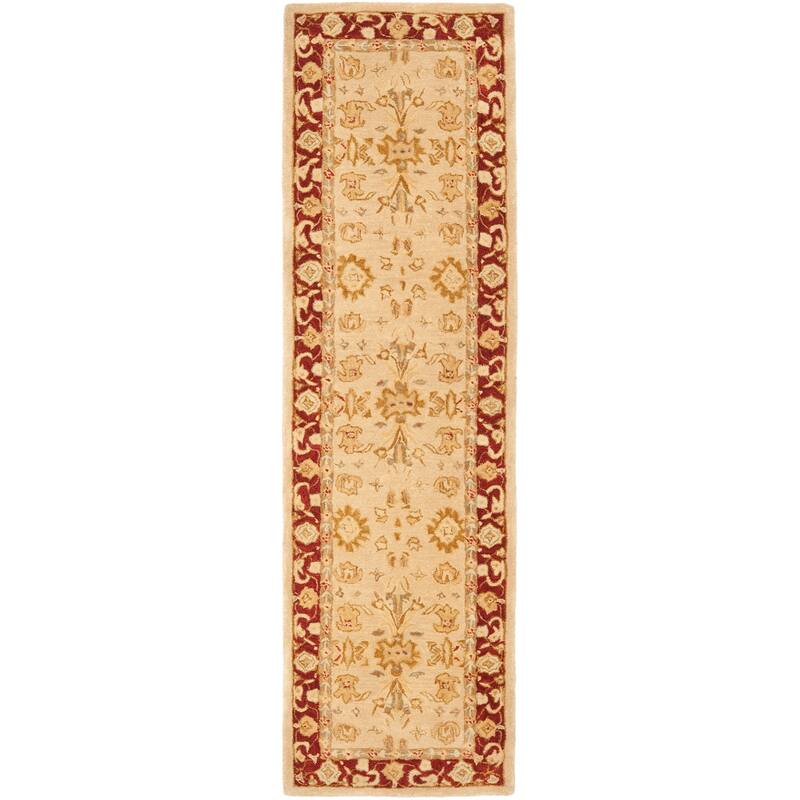 SAFAVIEH Handmade Anatolia Zelmira Traditional Oriental Hand-spun Wool Rug