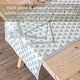 preview thumbnail 62 of 91, Over&back Hand-Blocked Printed Cotton Table Runner - Machine Washable
