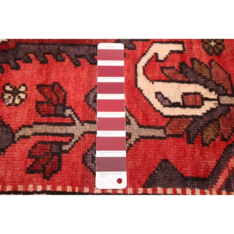 ECARPETGALLERY Hand-knotted Kayseri Vintage Red Wool Rug - 6'9 x 9'11