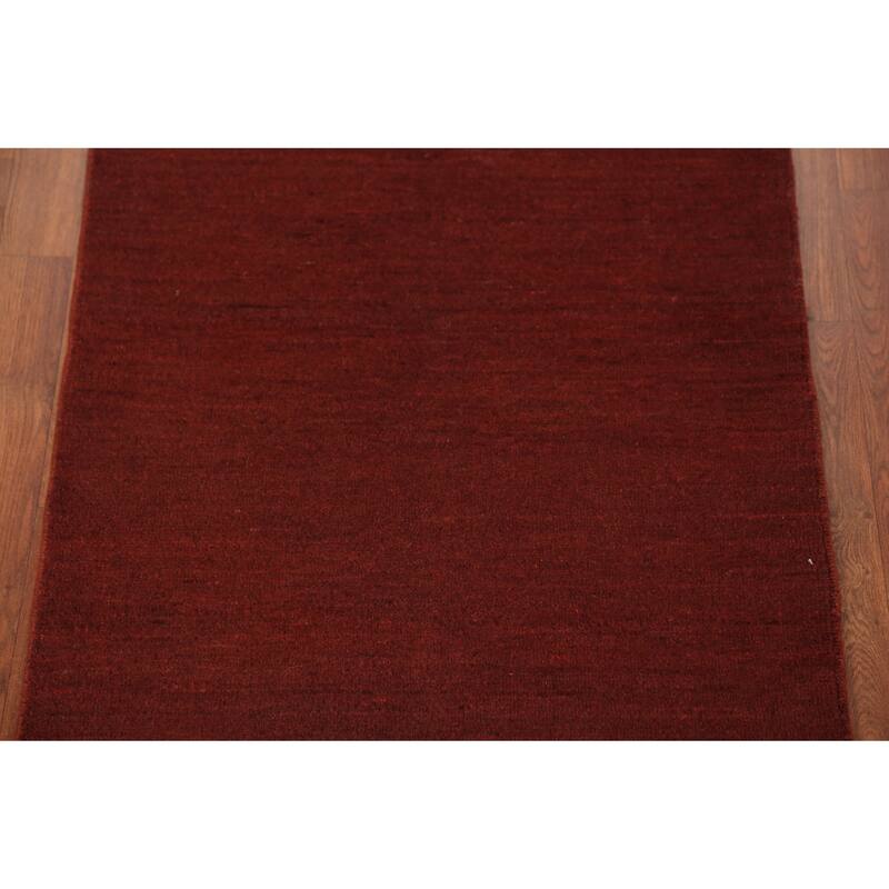 Gabbeh Oriental Runner Rug Handmade Wool Carpet - 2'4" x 9'4"