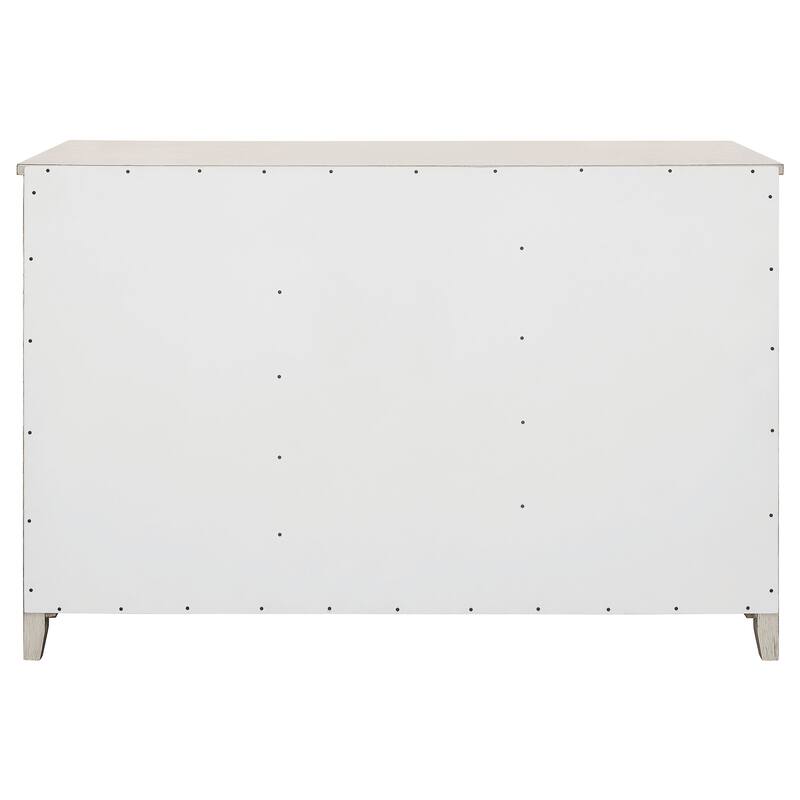 Kirby 3-Drawer Sideboard Buffet Cabinet Rustic Off White