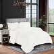 preview thumbnail 3 of 28, Oliver Fury Luxury Comforter Set Oversized King - Ivory