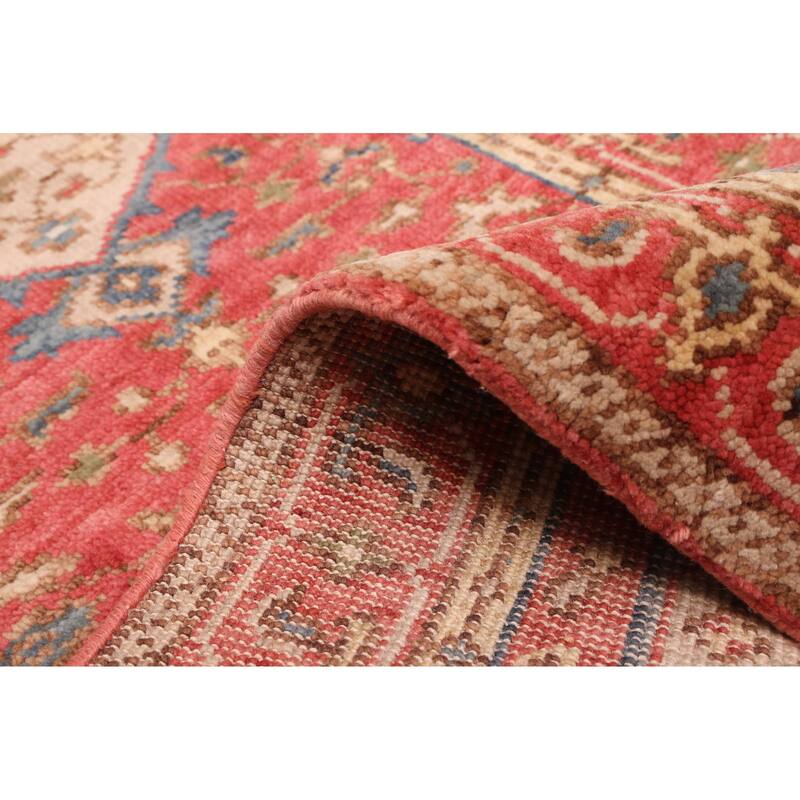 ECARPETGALLERY Hand-knotted Jules Serapi Red Wool Rug - 2'7 x 11'10