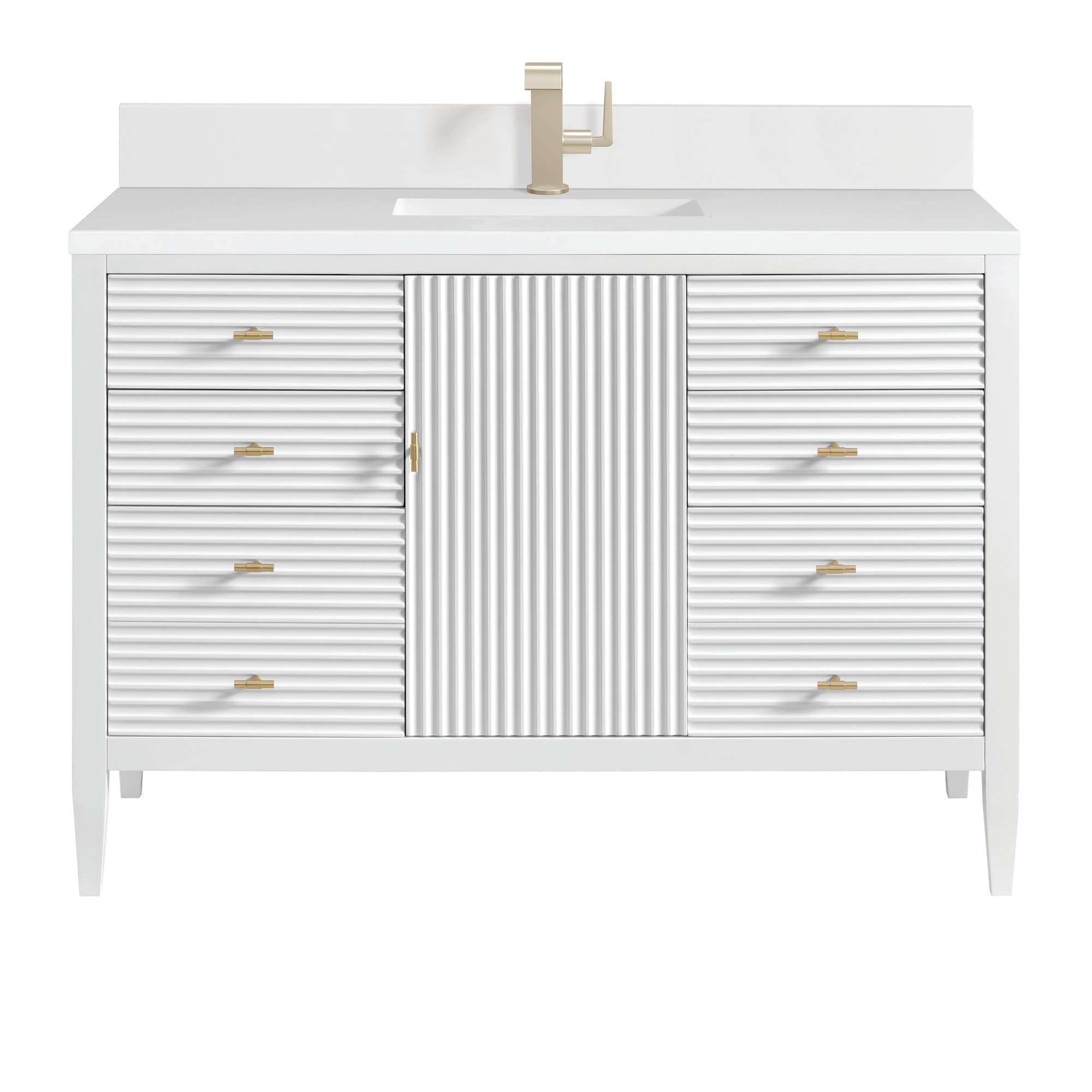 James Martin Vanities 485-V48-1WZ Myrrin 48" Single Basin Wood Vanity