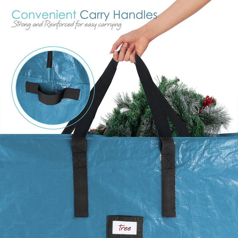 Hearth & Harbor Christmas Tree Storage Bag - Extra Large Tear-Proof Tree Storage Duffle Bag