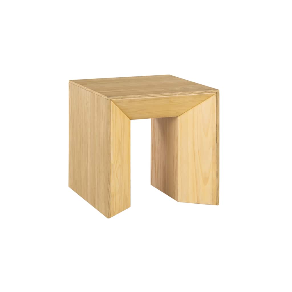 Harold Natural Oak Finish End Table Modern End Table Solutions，Compact End Table Collection