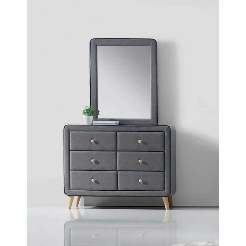 6-Drawer Dresser in Fabric
