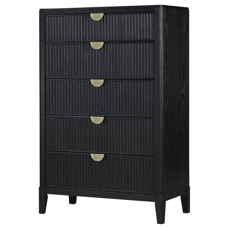 Brookmead Transition 5-drawer Bedroom Chest Black