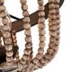 preview thumbnail 16 of 14, Bohemia 3 - Light 15" Wood Beaded Semi Flush Mount Ceiling Light