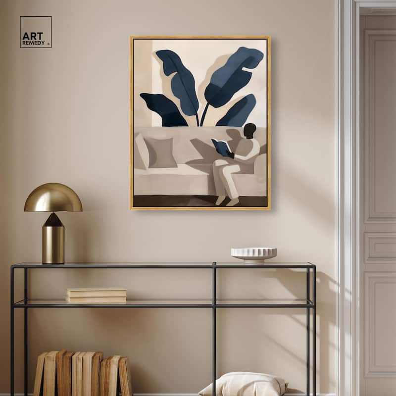 Void Reader II Canvas by Art Remedy