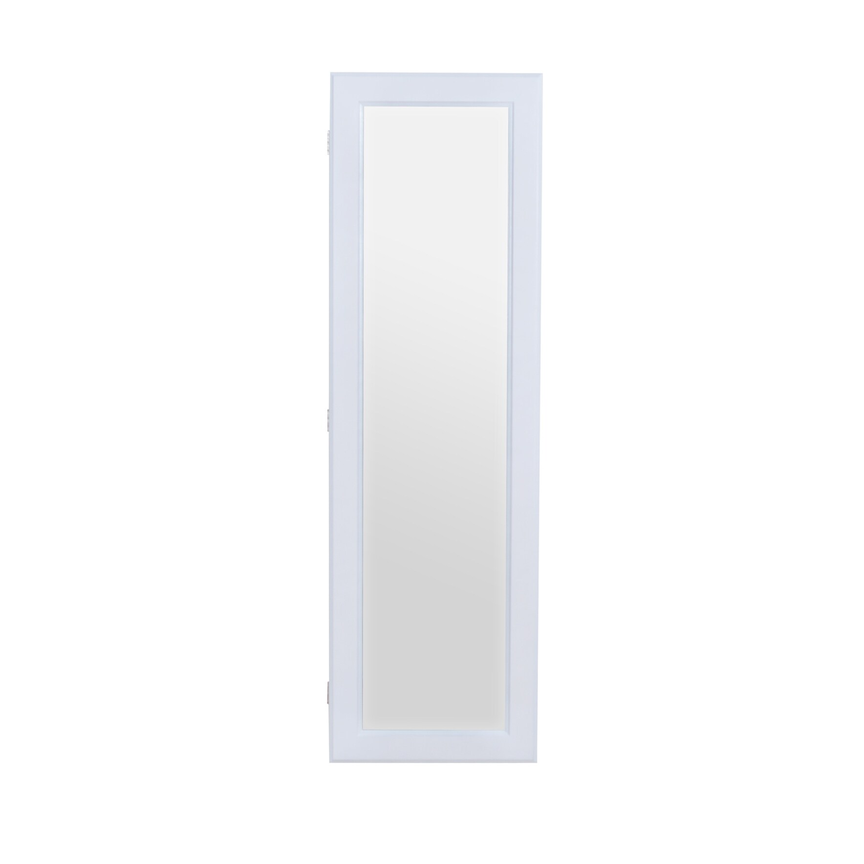 Wall Mounted White Jewelry Armoire With Mirror Overstock 32001533 Free shipping on prime eligible orders. wall mounted white jewelry armoire with mirror