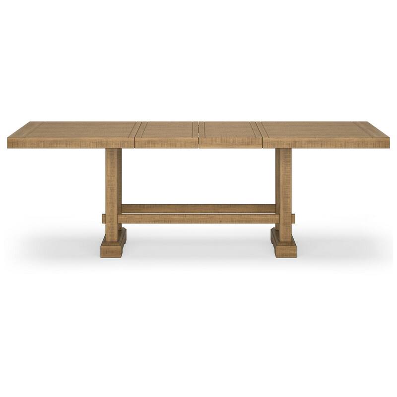 Signature Design by Ashley Havonplane Gray/Brown Counter Height Dining Table and 6 Bar stools