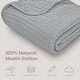 preview thumbnail 98 of 100, Muslin Baby Blanket, 40" x 40" Swaddle Blanket by Comfy Cubs