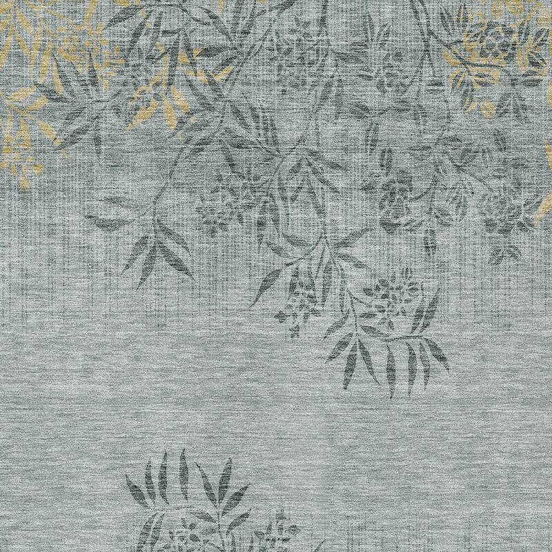 HomeRoots Floral Transitional Rectangle Outdoor Rug