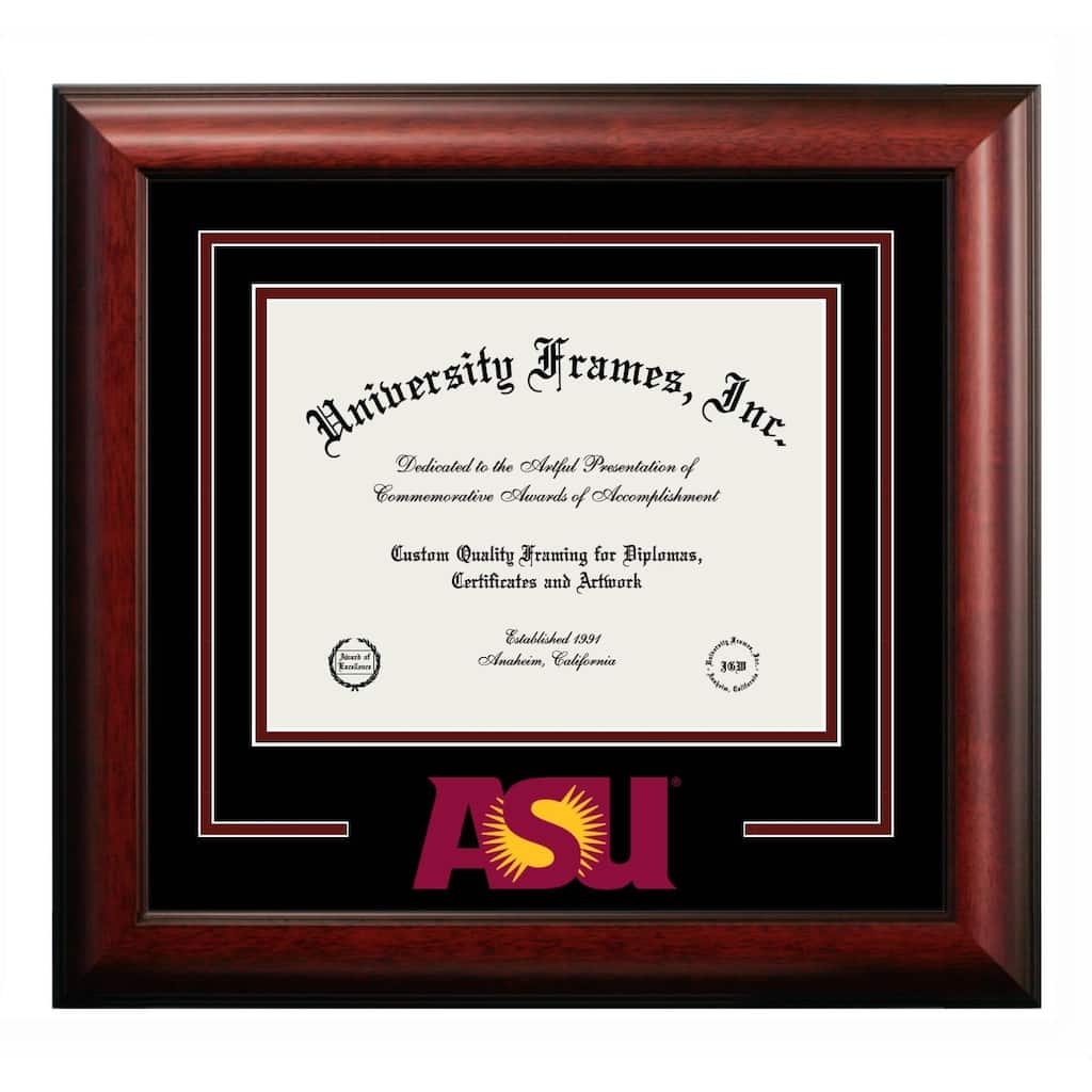 Arizona State University 11w x 8.5h Sun Devils Spirit Diploma Frame