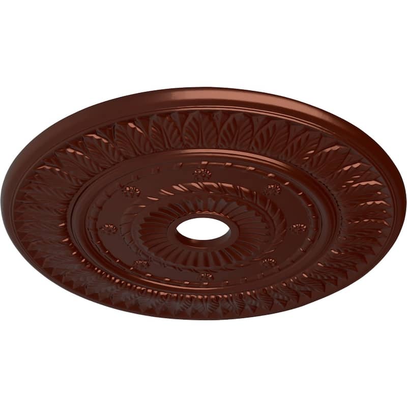 26 3/4"OD x 3 5/8"ID x 1 1/8"P Leaf Ceiling Medallion