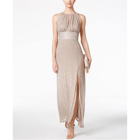 R&M Richards Womens Shimmer Gown Dress
