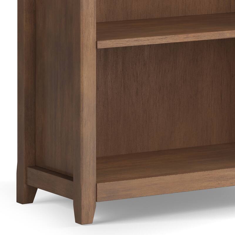 WYNDENHALL Halifax 30" Wide Solid Wood Transitional 5 Shelf Bookcase - 30"w x 14"d x 70" h