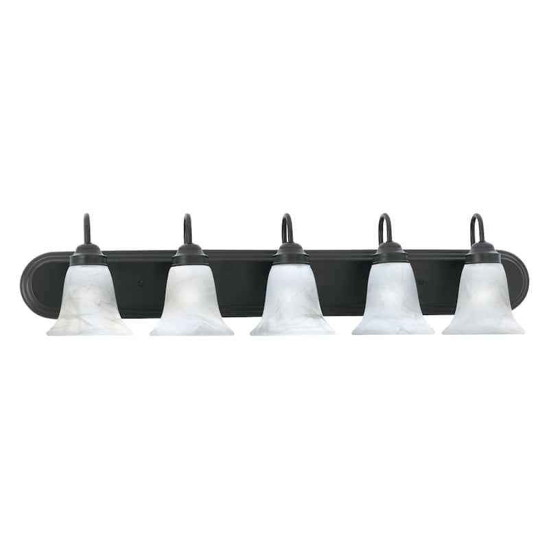 Homestead 18-inch Wide 2-Light Vanity Light in Brushed Nickel - 36 - Painted Bronze