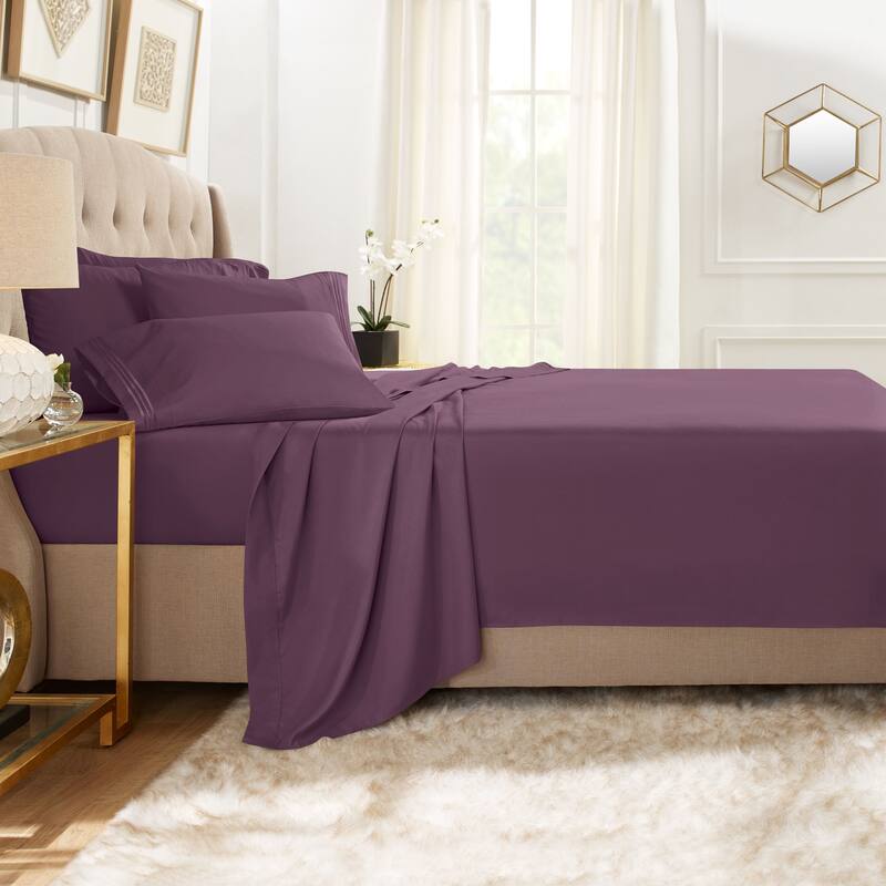 Empyrean Hotel Luxury 6 Piece Sheet Set - Super Soft Bedding Sheets & Pillowcases