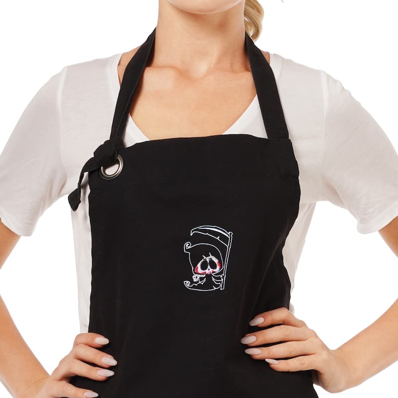 Cozyville Chef Apron Heavy Duty Cotton Canvas Adjustable Strap 34 x 28