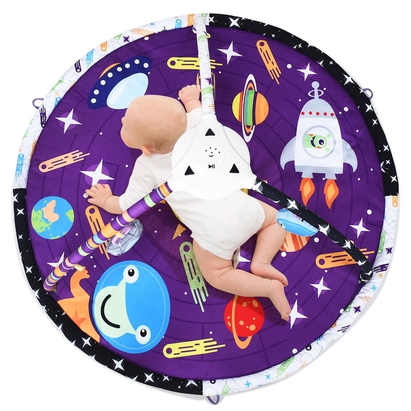 baby play gym with lights and music