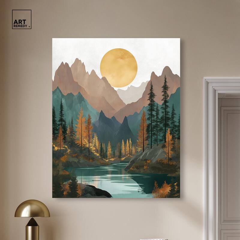 Secrets of the Lake II Canvas by Art Remedy, Gallery Wrapped