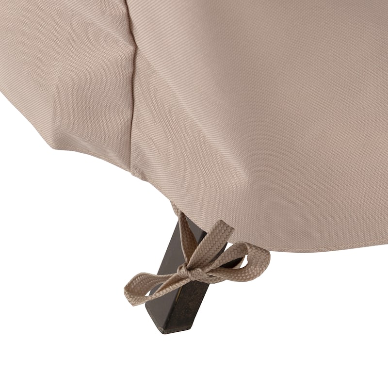 Modern Leisure® Chalet Patio Ottoman Cover, 48"L x 25"W x 18"H, Beige