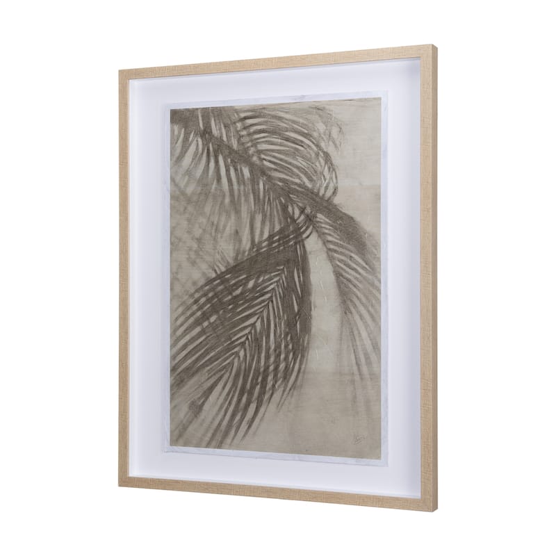 Shadows On Wood I Framed Art Print