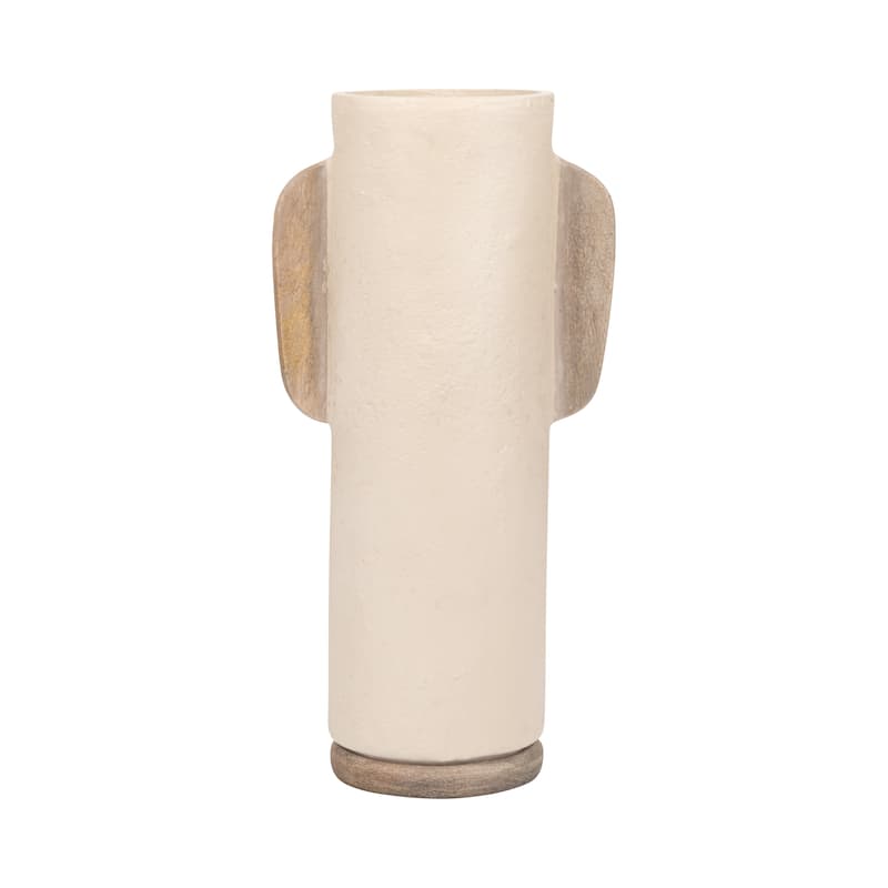 Sagebrook Home Timeless Ceramic Vase - Elegance and Sophistication for Your Living Space Decor - 9" x 6" x 19"